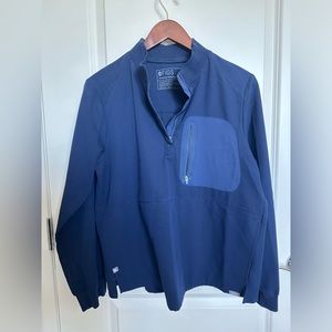 Figs Technical Collection Navy Scrub Jacket - Size M